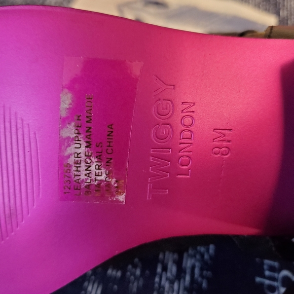 NWOT TWIGGY LONDON Black Leather Rhinestone Ankle Western Boots - Picture 8 of 10